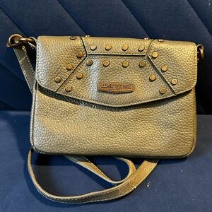 Harley-Davidson Green Leather Crossbody Bag
